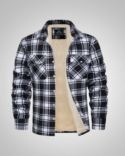 Owen | Men's Fleece-Lined Checked Jacket