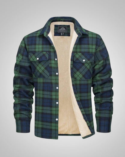 Owen | Men's Fleece-Lined Checked Jacket