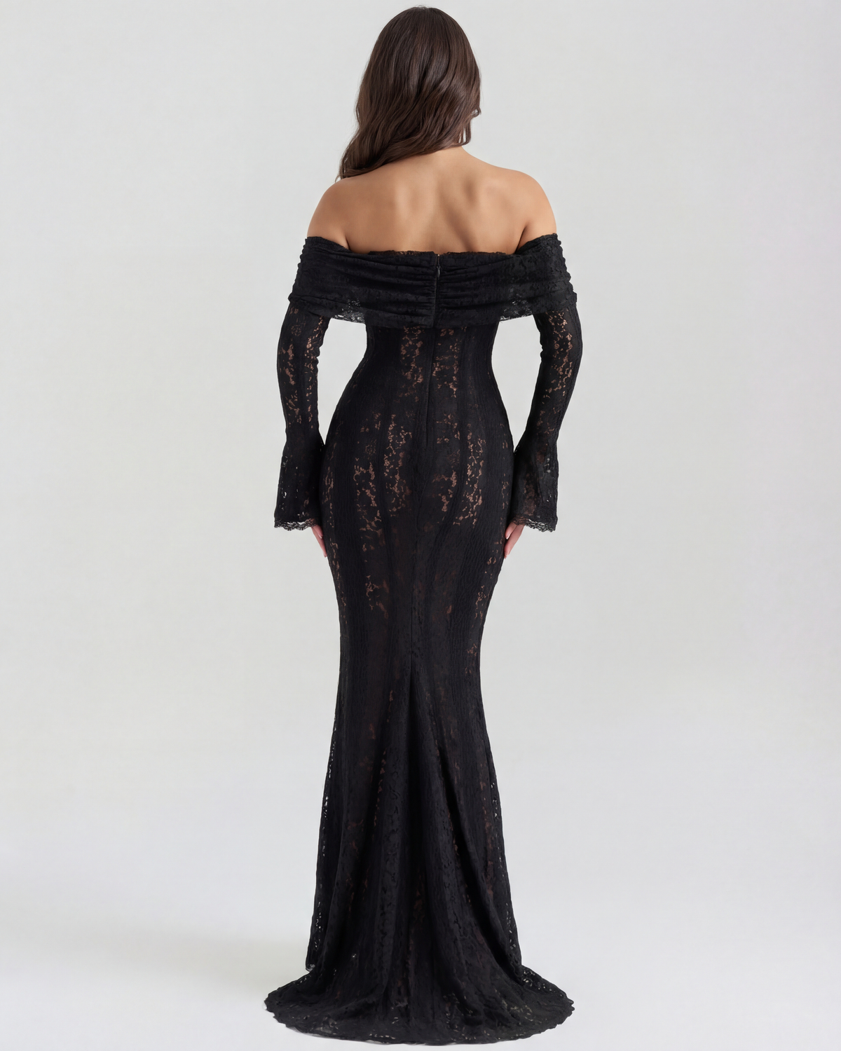 Rachel | Women's Off-Shoulder Maxi Wedding Guest Dress