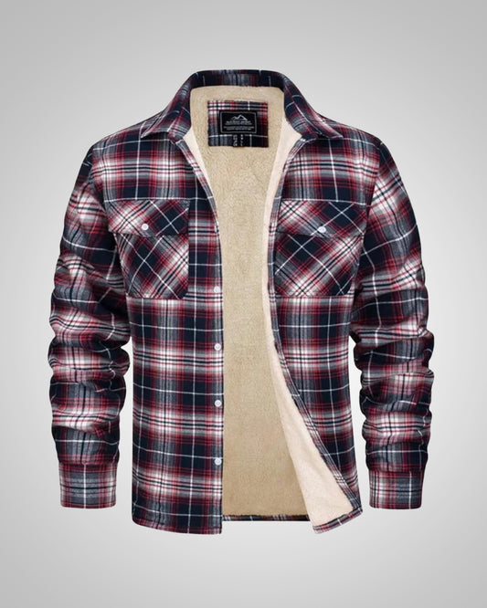 Owen | Men's Fleece-Lined Checked Jacket