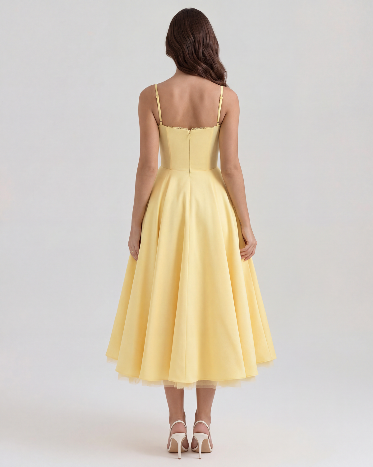 Victoria | Women's Elegant A-line Midi Dress