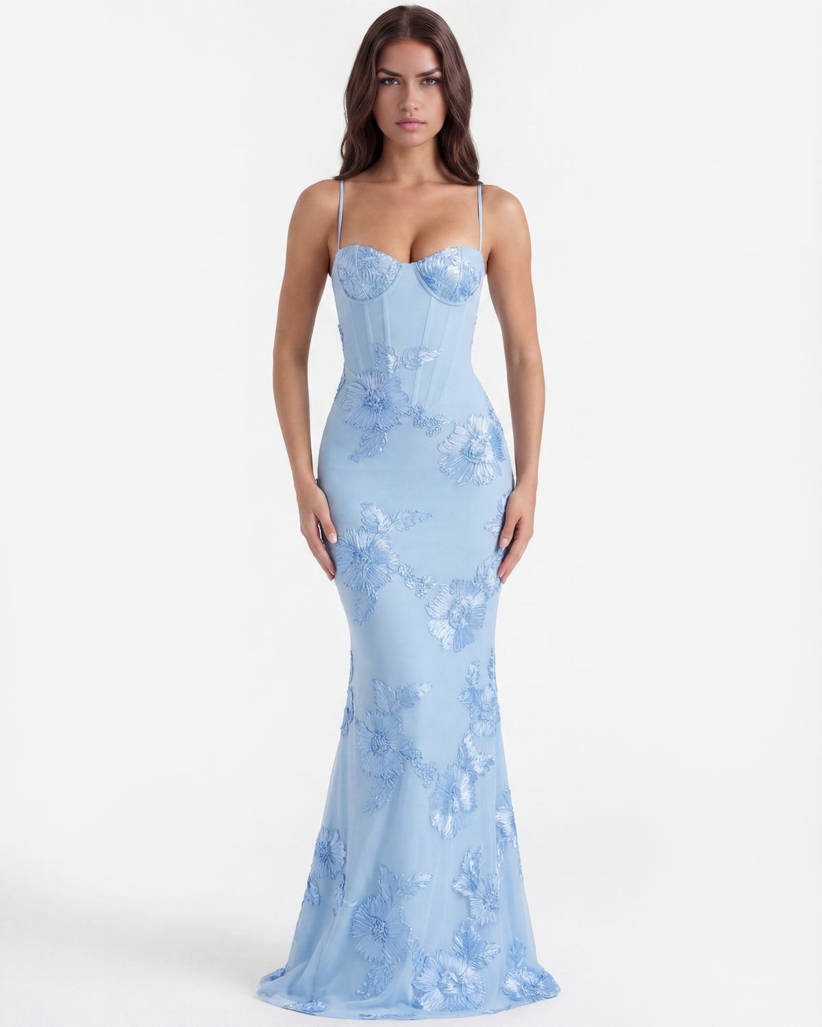 Sharon | Women's Embroided Formal Wedding Guest Dress