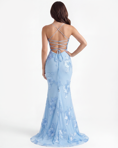 Sharon | Women's Embroided Formal Wedding Guest Dress