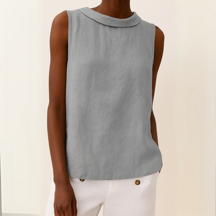 Ava | Women's Sleeveless High Neck Casual Summer Top