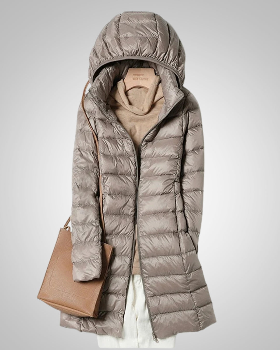 Carolyn | Women's Quilted Light Long Puffer Jacket