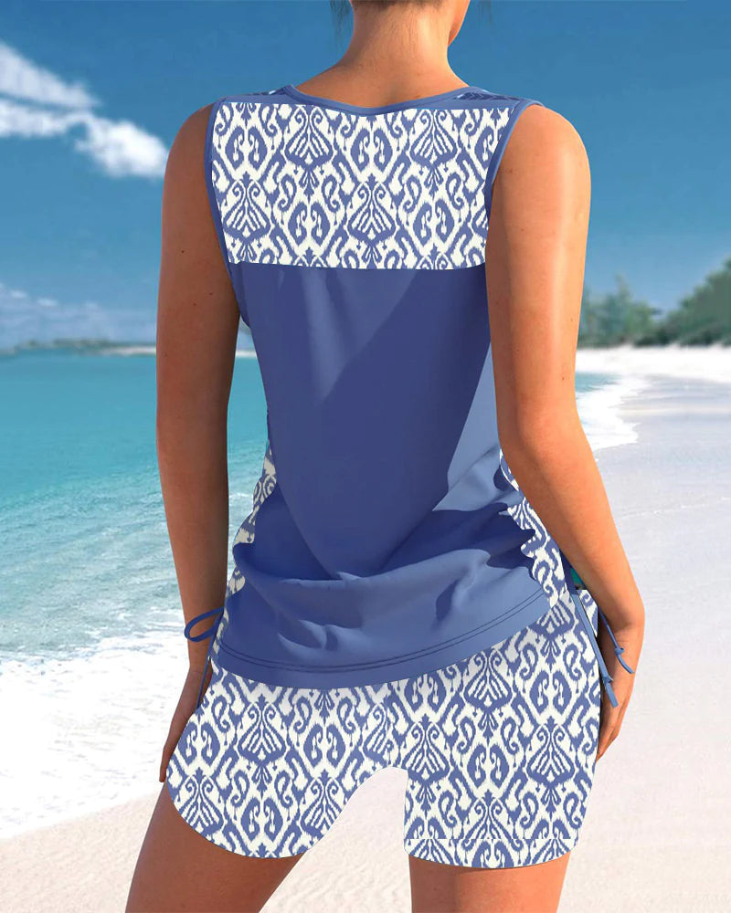 Zarela | Women's Summer Printed Tankini Swimwear