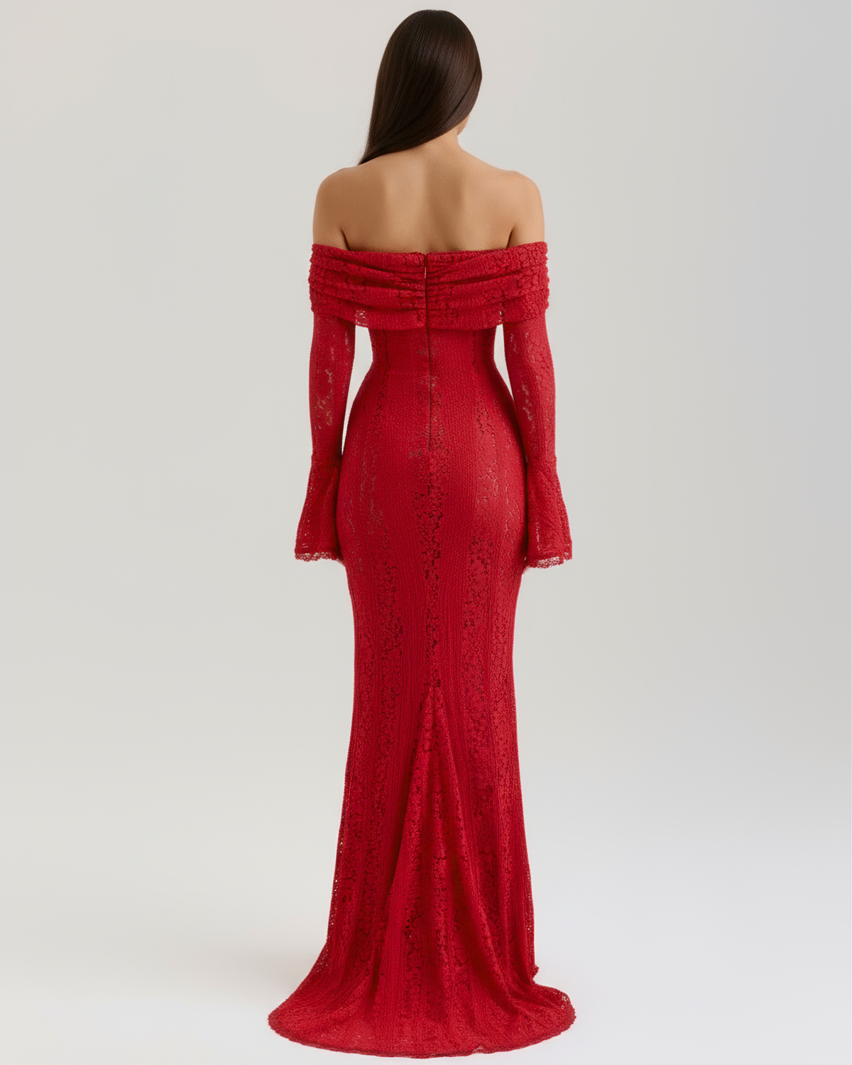 Rachel | Women's Off-Shoulder Maxi Wedding Guest Dress