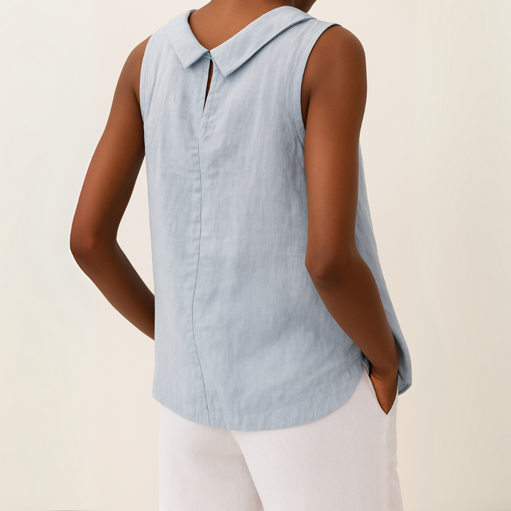 Ava | Women's Sleeveless High Neck Casual Summer Top