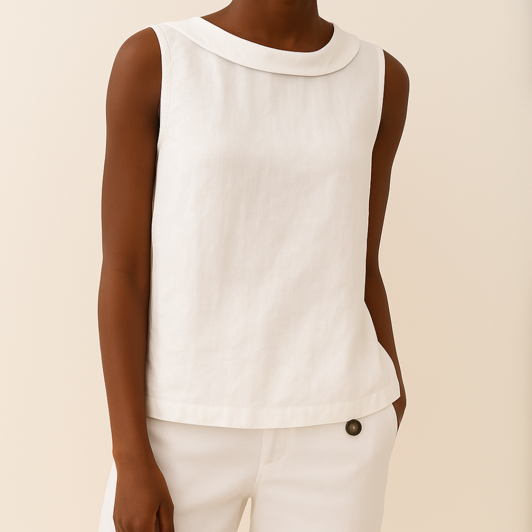 Ava | Women's Sleeveless High Neck Casual Summer Top
