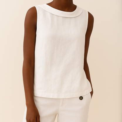 Ava | Women's Sleeveless High Neck Casual Summer Top