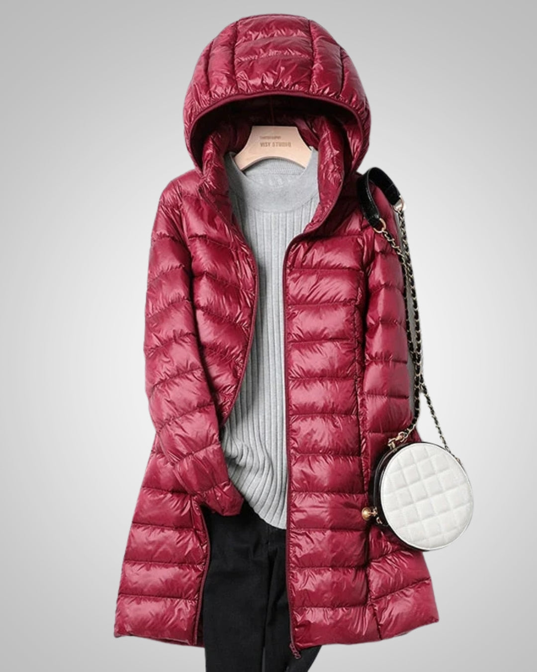 Carolyn | Women's Quilted Light Long Puffer Jacket