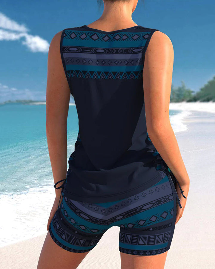 Zarela | Women's Summer Printed Tankini Swimwear