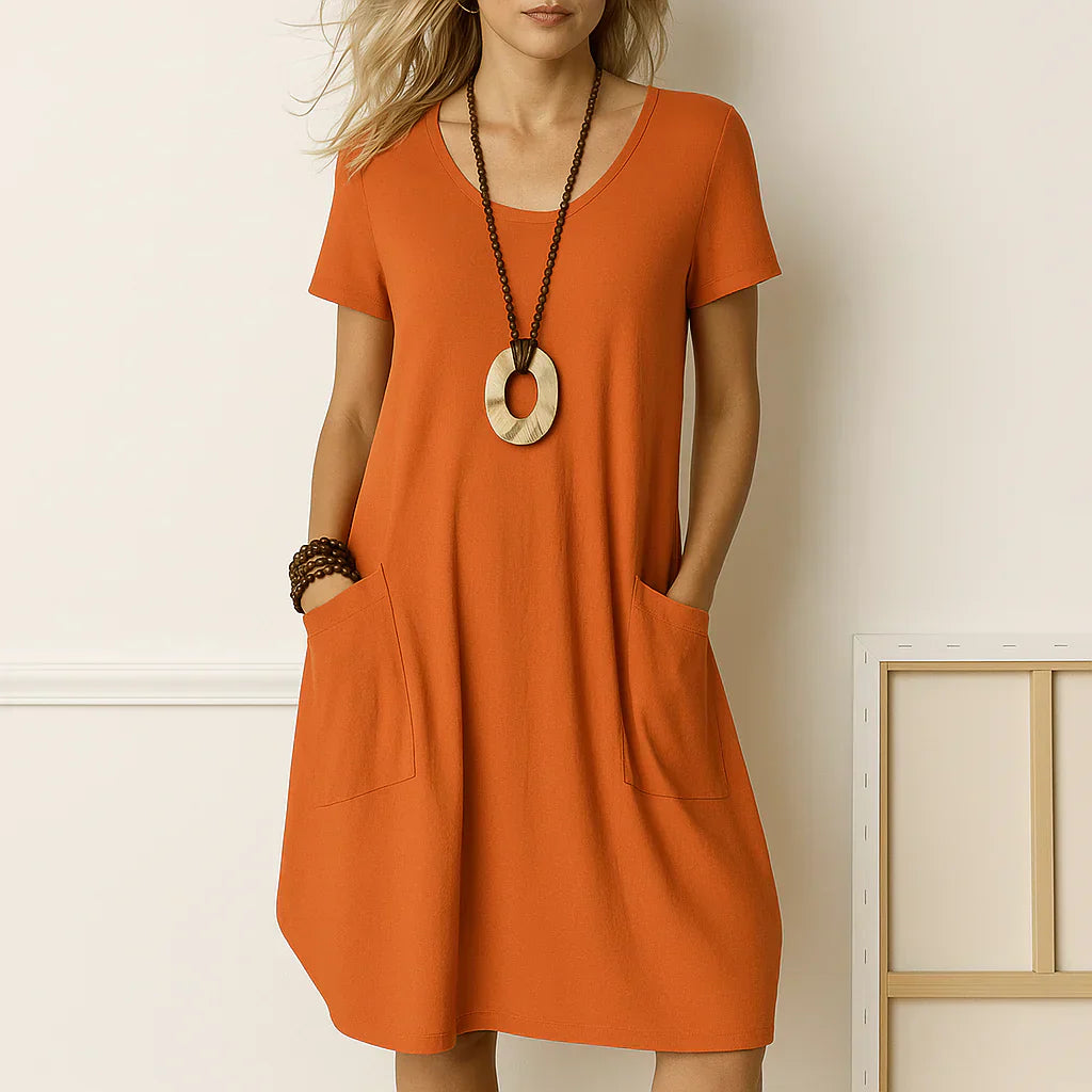 Yelina | Women's Summer Loose Fit Boho Midi Dress