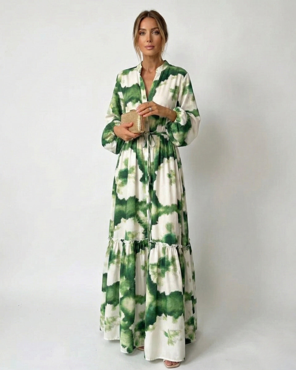 Calista | Women's Summer Floral V-Neck Maxi Dress