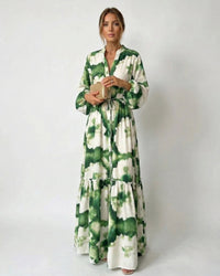 Calista | Women's Summer Floral V-Neck Maxi Dress