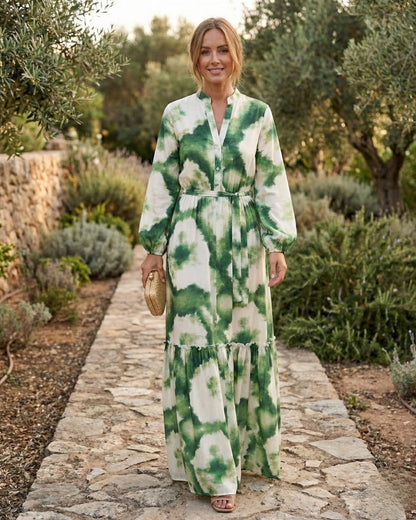 Calista | Women's Summer Floral V-Neck Maxi Dress