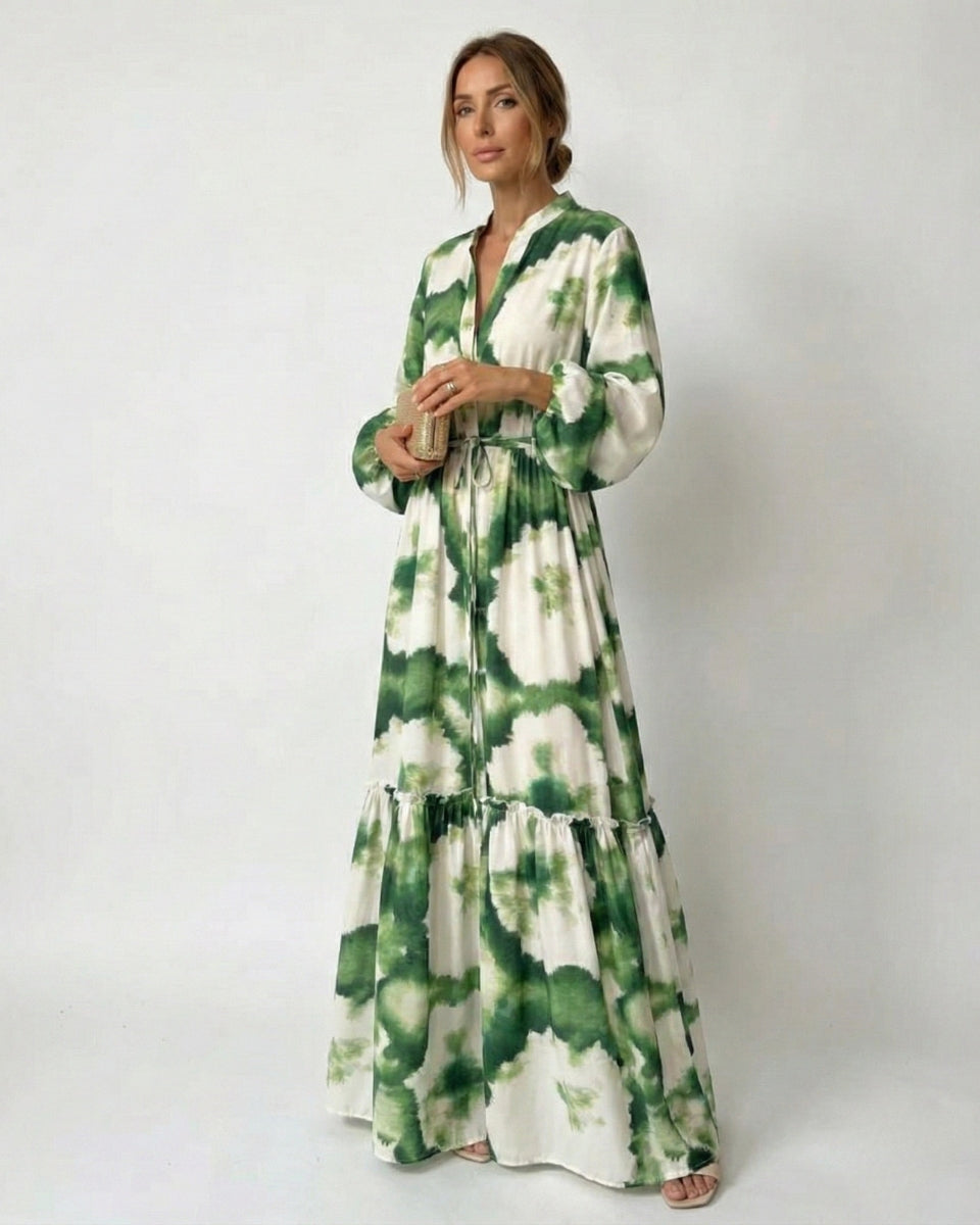 Calista | Women's Summer Floral V-Neck Maxi Dress