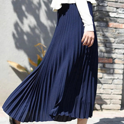 Noemi | Women's Summer Casual Pleated Midi Skirt