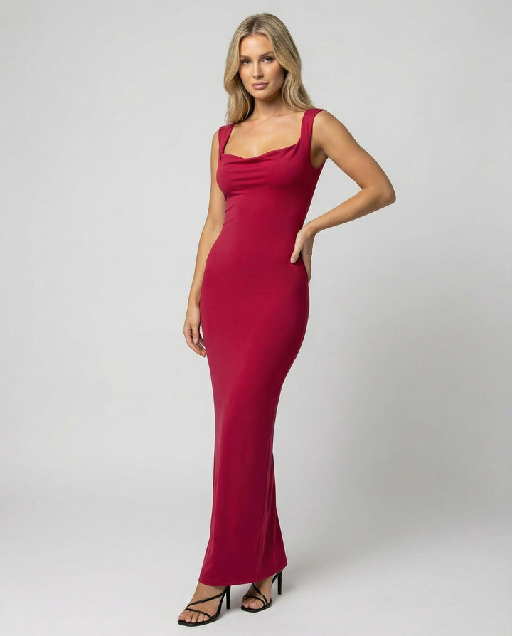 Lena | Women's Sleeveless Bodycon Maxi Dress