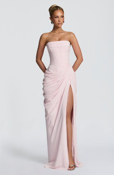 Deborah | Women's Strapless Draped Corset Dress