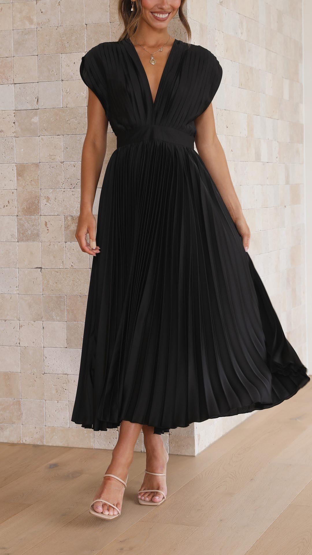 Juliet | Women's Pleated Skirt Maxi Summer Dress