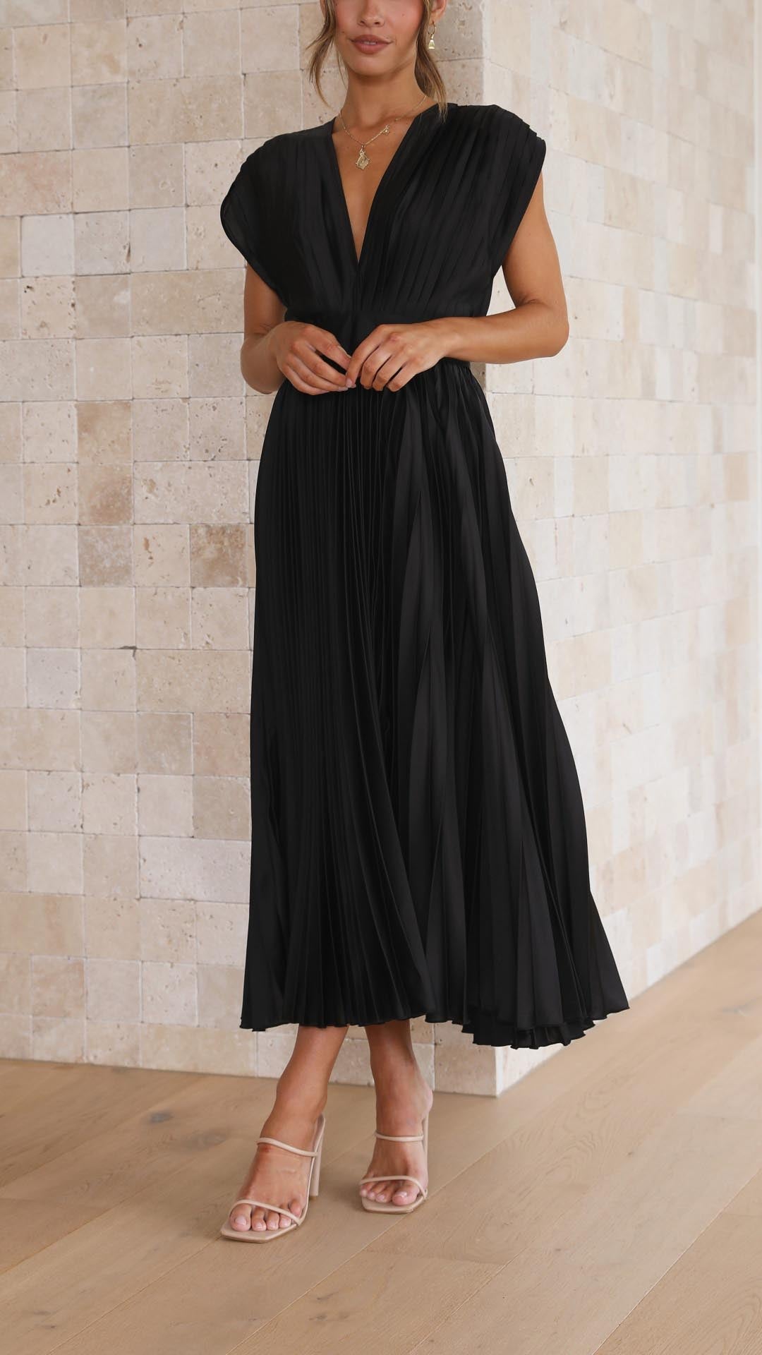 Juliet | Women's Pleated Skirt Maxi Summer Dress