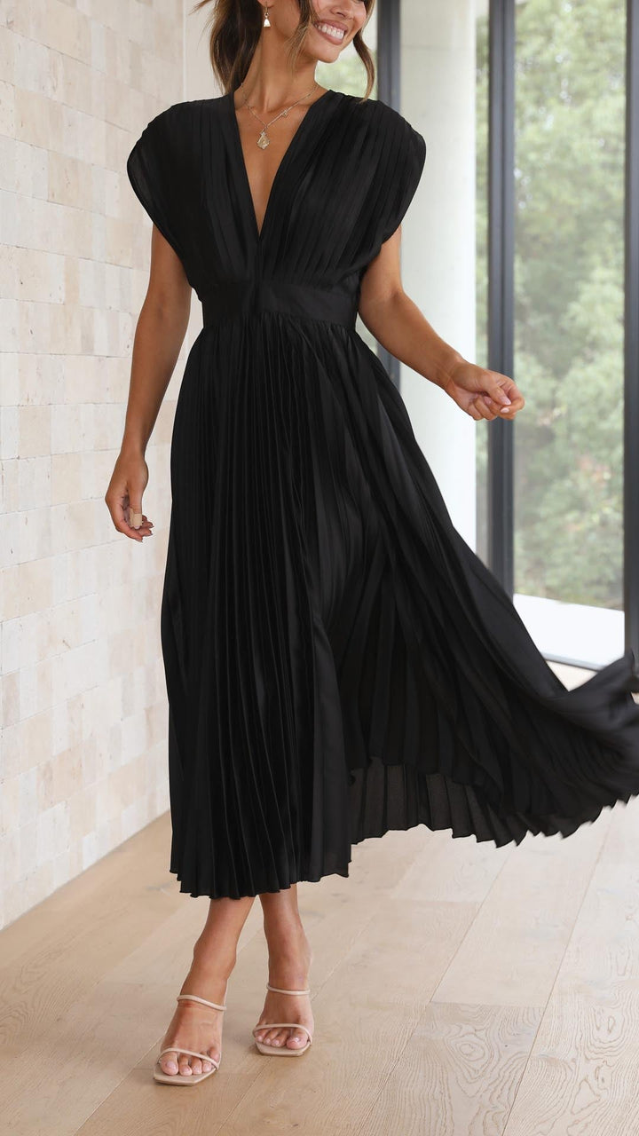 Juliet | Women's Pleated Skirt Maxi Summer Dress