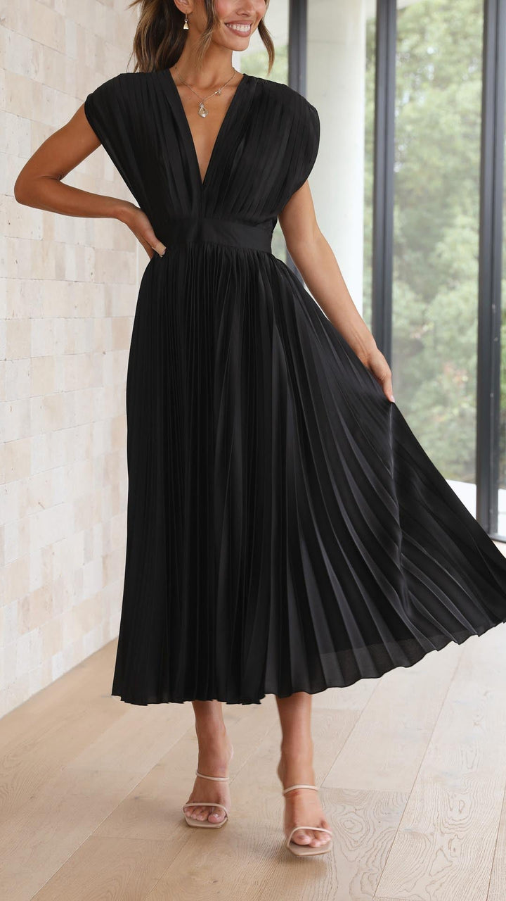 Juliet | Women's Pleated Skirt Maxi Summer Dress
