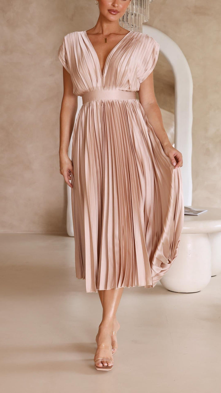 Juliet | Women's Pleated Skirt Maxi Summer Dress