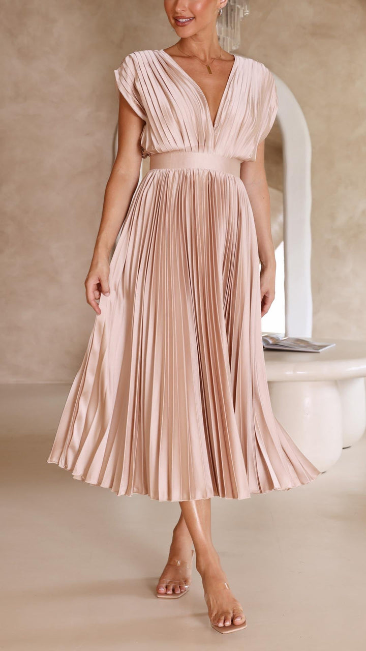 Juliet | Women's Pleated Skirt Maxi Summer Dress