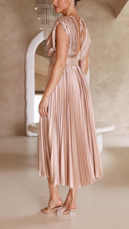 Juliet | Women's Pleated Skirt Maxi Summer Dress