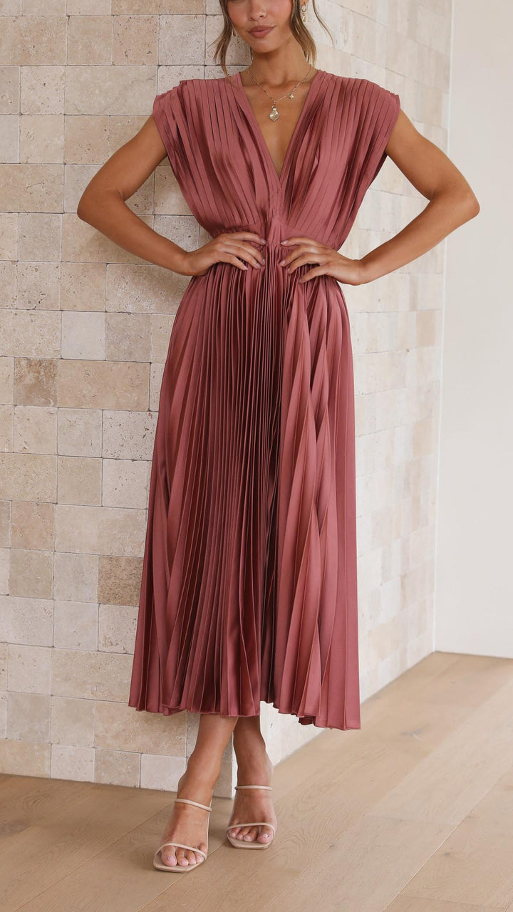 Juliet | Women's Pleated Skirt Maxi Summer Dress