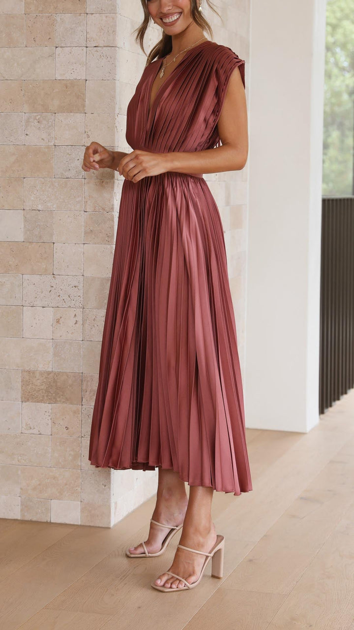Juliet | Women's Pleated Skirt Maxi Summer Dress