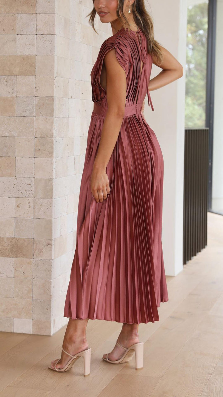 Juliet | Women's Pleated Skirt Maxi Summer Dress