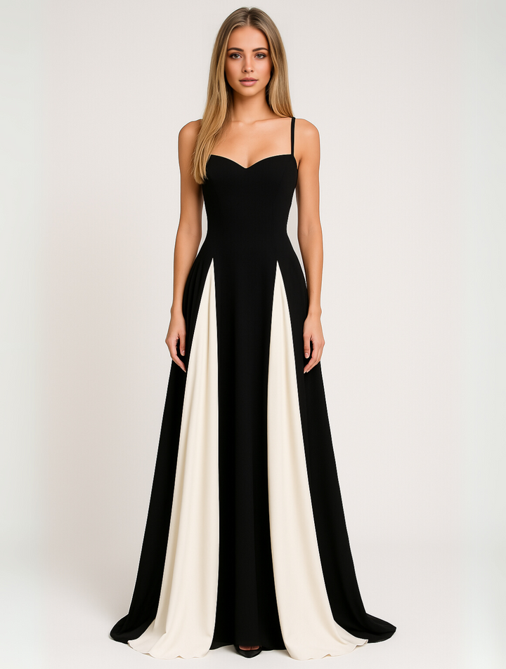 Valeria | Women's Wedding Guest Panel Maxi Dress