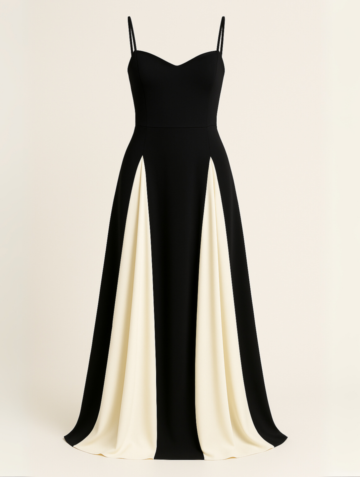 Valeria | Women's Wedding Guest Panel Maxi Dress