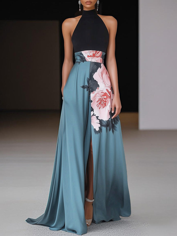 Evelyn | Women's Elegant Sleeveless Floral Maxi Dress