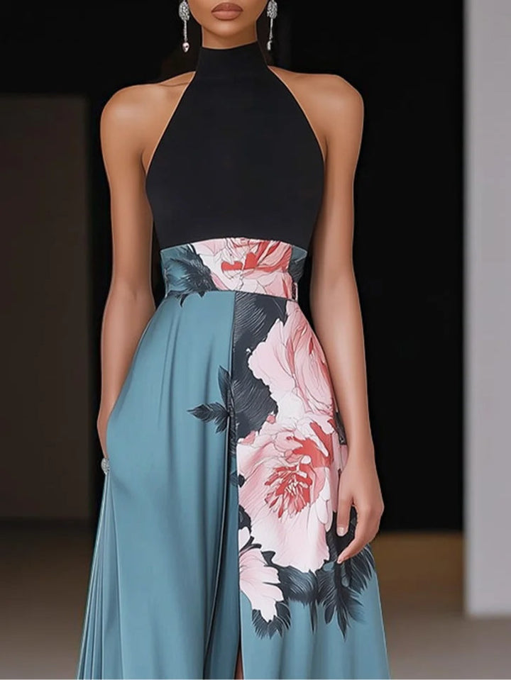 Evelyn | Women's Elegant Sleeveless Floral Maxi Dress
