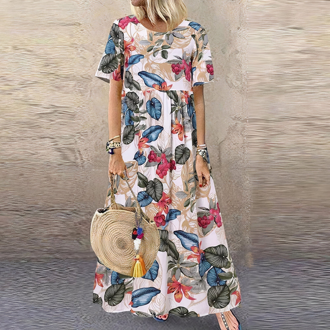 Valentina | Women's Floral Lace Maxi Dress