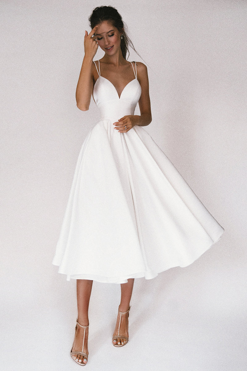 Aria | Women's Evening A-Line Midi Dress