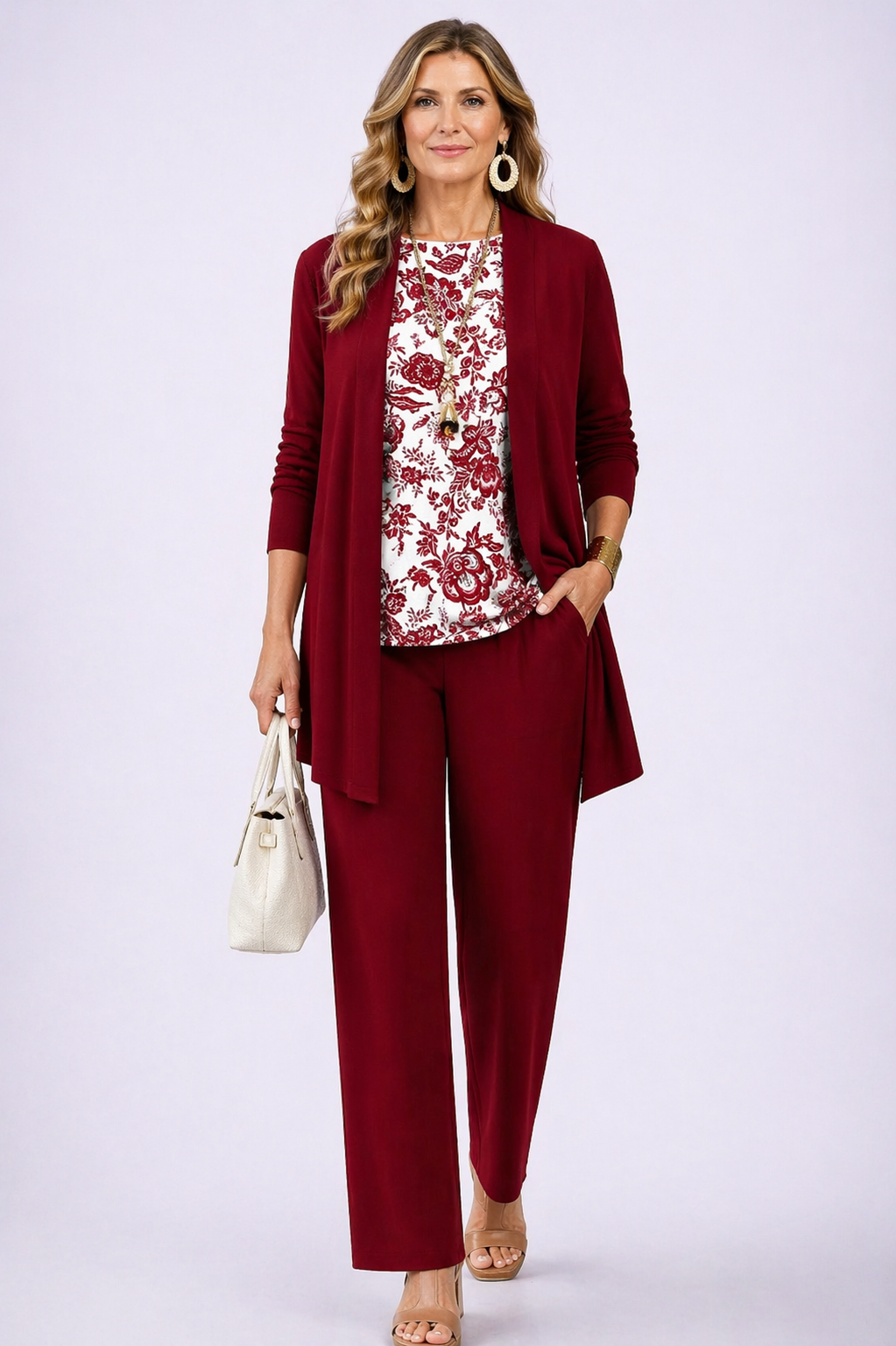 Ava | Women's Classic Elegance Three-Piece Set