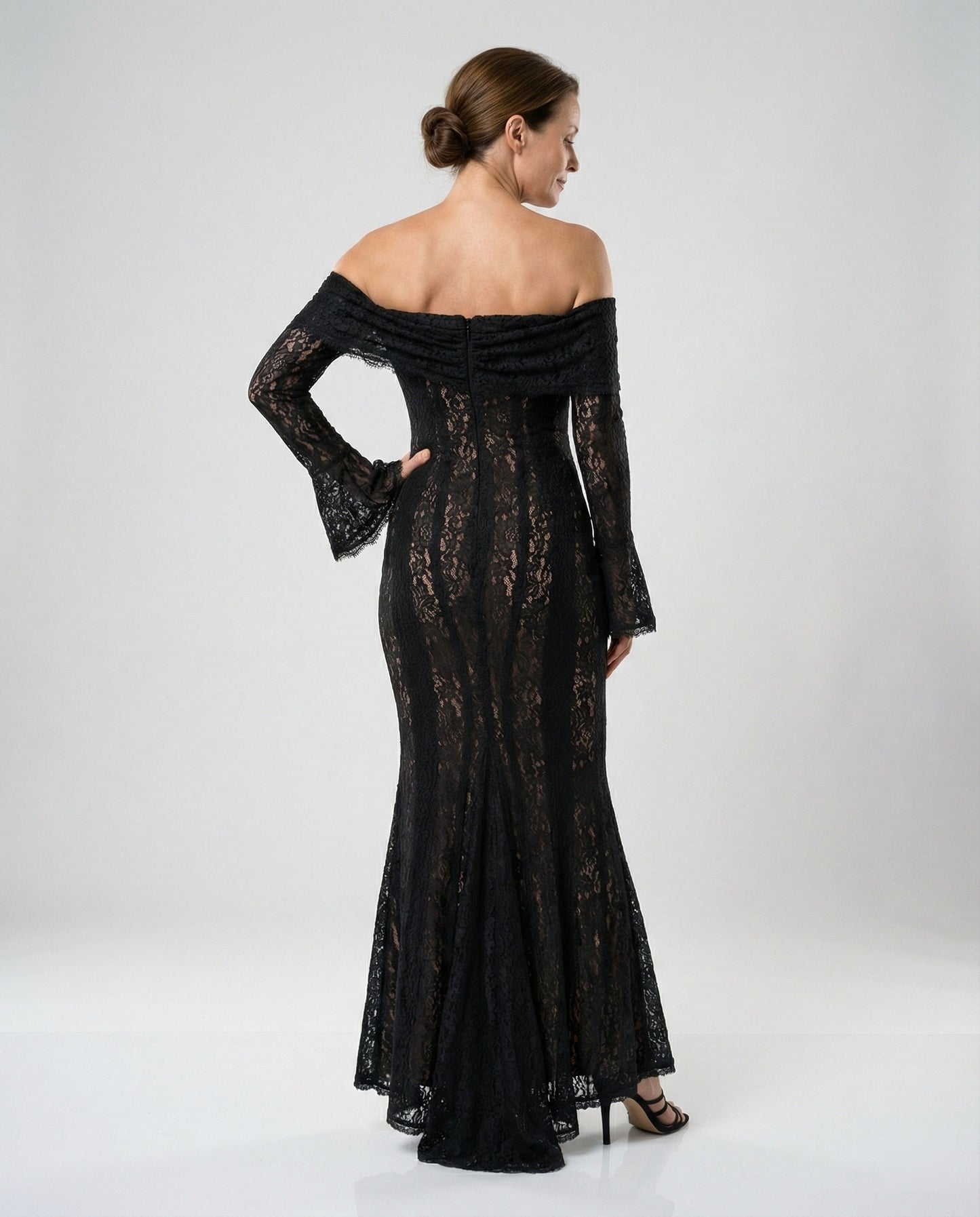 Amara | Women's Off-Shoulder Wedding Guest Maxi Dress