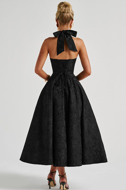 Caroline | Women's Elegant A-line Wedding Guest Dress