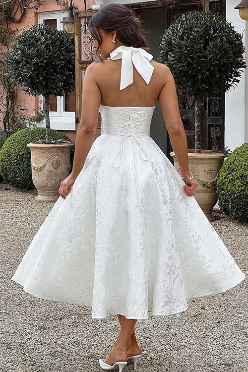 Caroline | Women's Elegant A-line Wedding Guest Dress