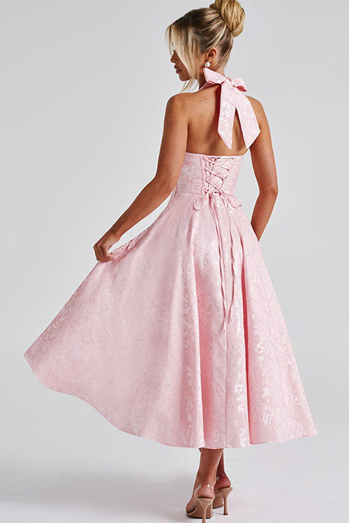 Caroline | Women's Elegant A-line Wedding Guest Dress