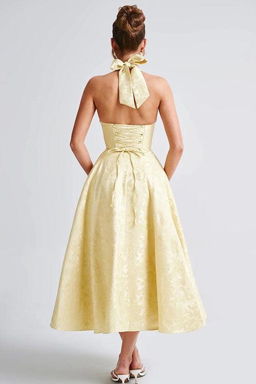 Caroline | Women's Elegant A-line Wedding Guest Dress