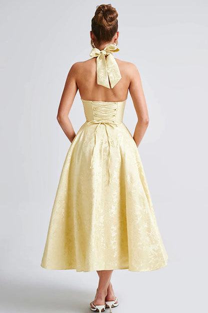 Caroline | Women's Elegant A-line Wedding Guest Dress