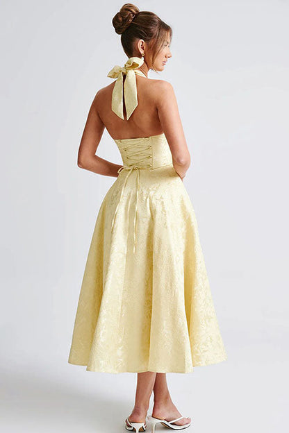 Caroline | Women's Elegant A-line Wedding Guest Dress