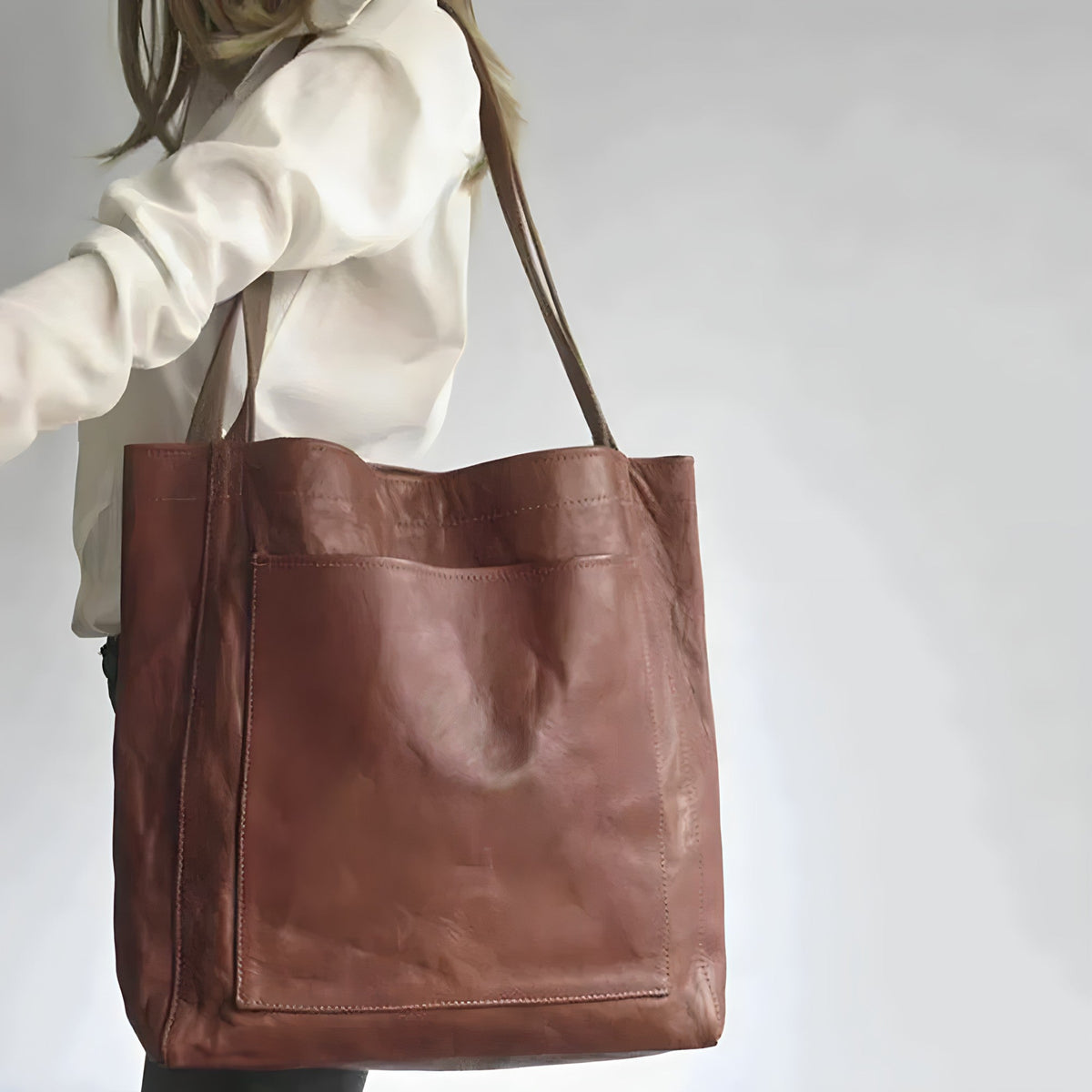 Chloe | Women's Modern Chic Stylish Leather Tote Bag