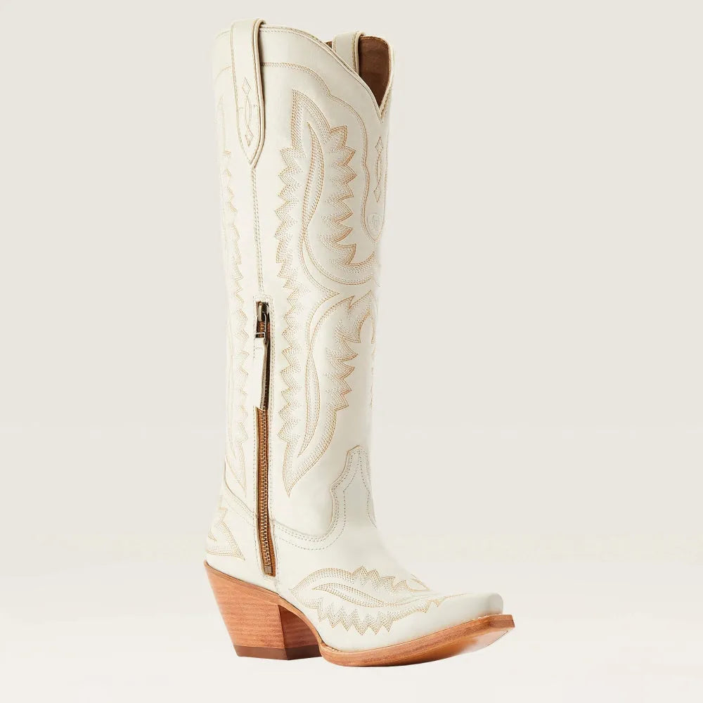 Christine | Women's Pink Embroidered Western Cowboy Boots